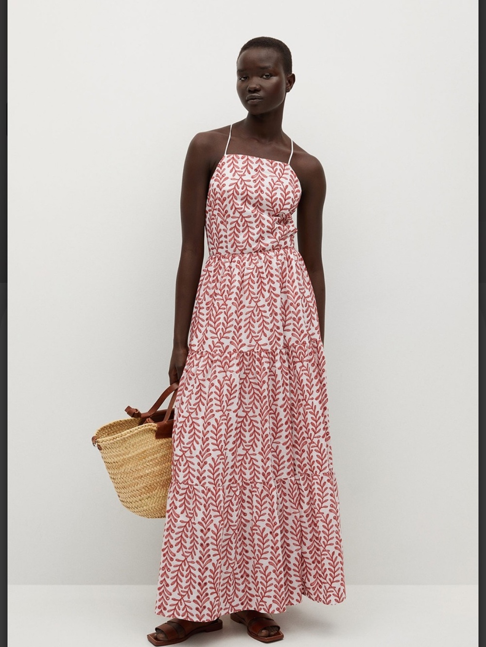 Mango Open-Back Maxi Dress - Picture 2 of 11